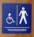 ADA-compliant Bathroom Sign